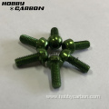 Green M3 Auminum Screws Post